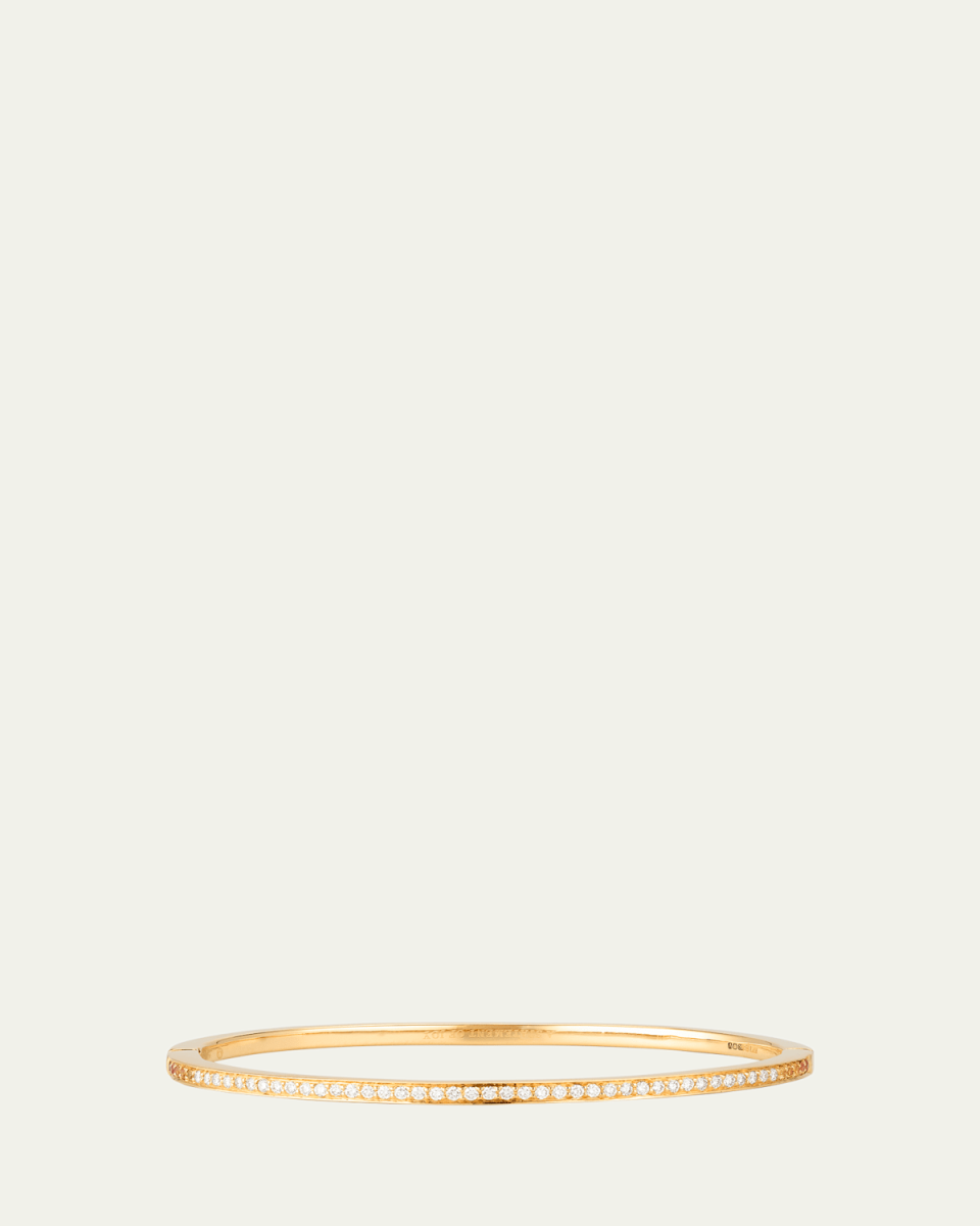 The Diamond and Yellow Sapphire Journey Bracelet in 18K Yellow Gold